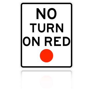 MUTCD R10-11 No Turn on Red